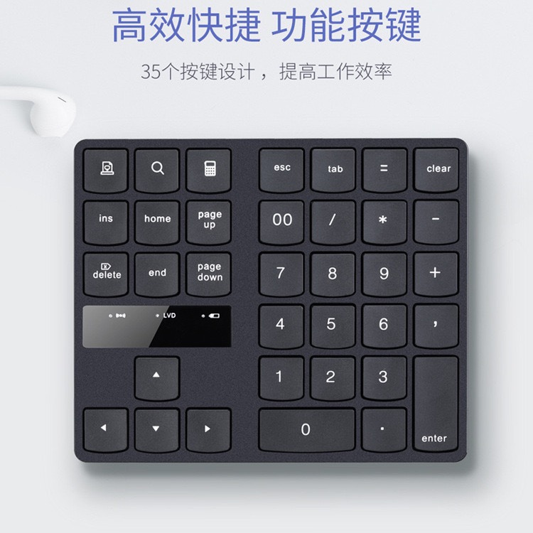 35Keys Bluetooth Numeric Keypa - Home Office Number avaliação e preço