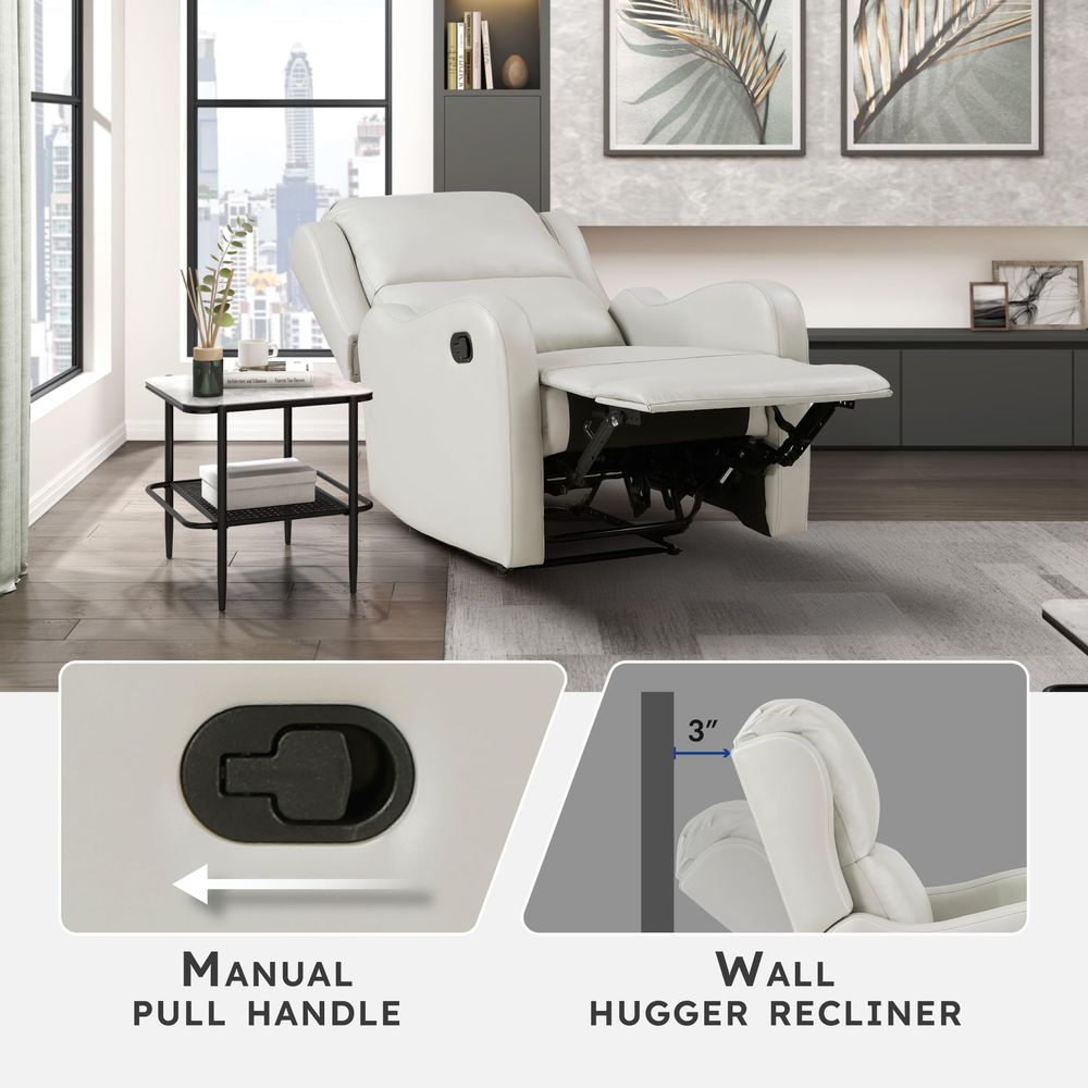 Manual Recliner Chair, Reclini - Home Office With Sofa avaliação e preço