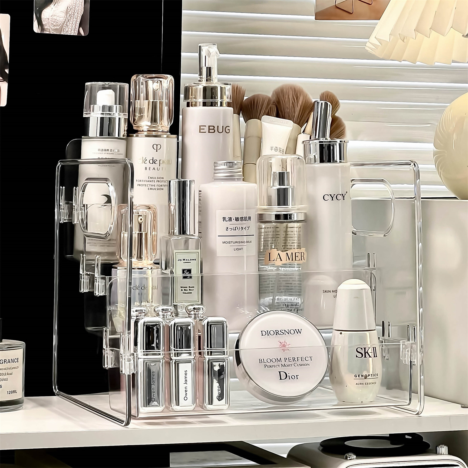 1pc Cosmetic Storage Rack, Des - Home Office Bookshelves avaliação e preço
