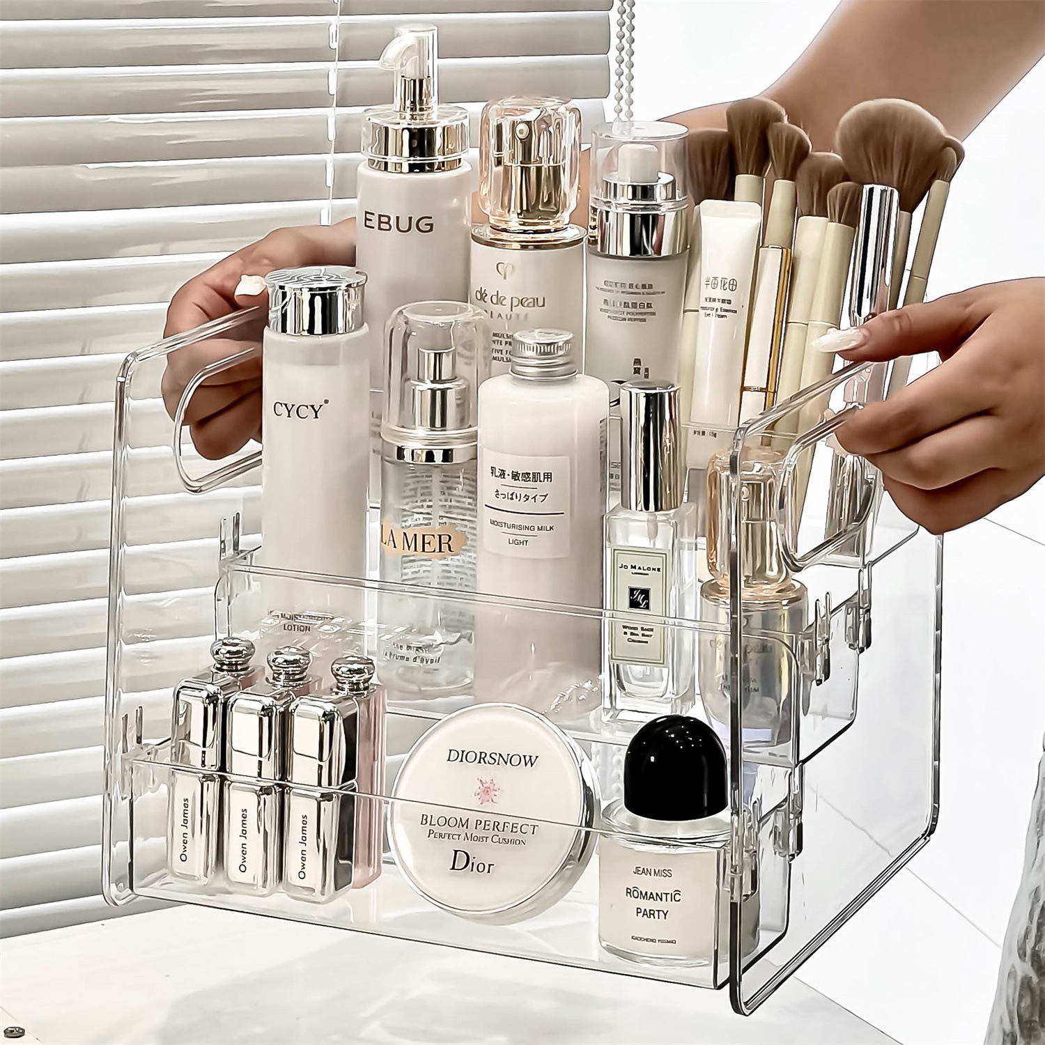 1pc Cosmetic Storage Rack, Des - Home Office Bookshelves avaliação e preço