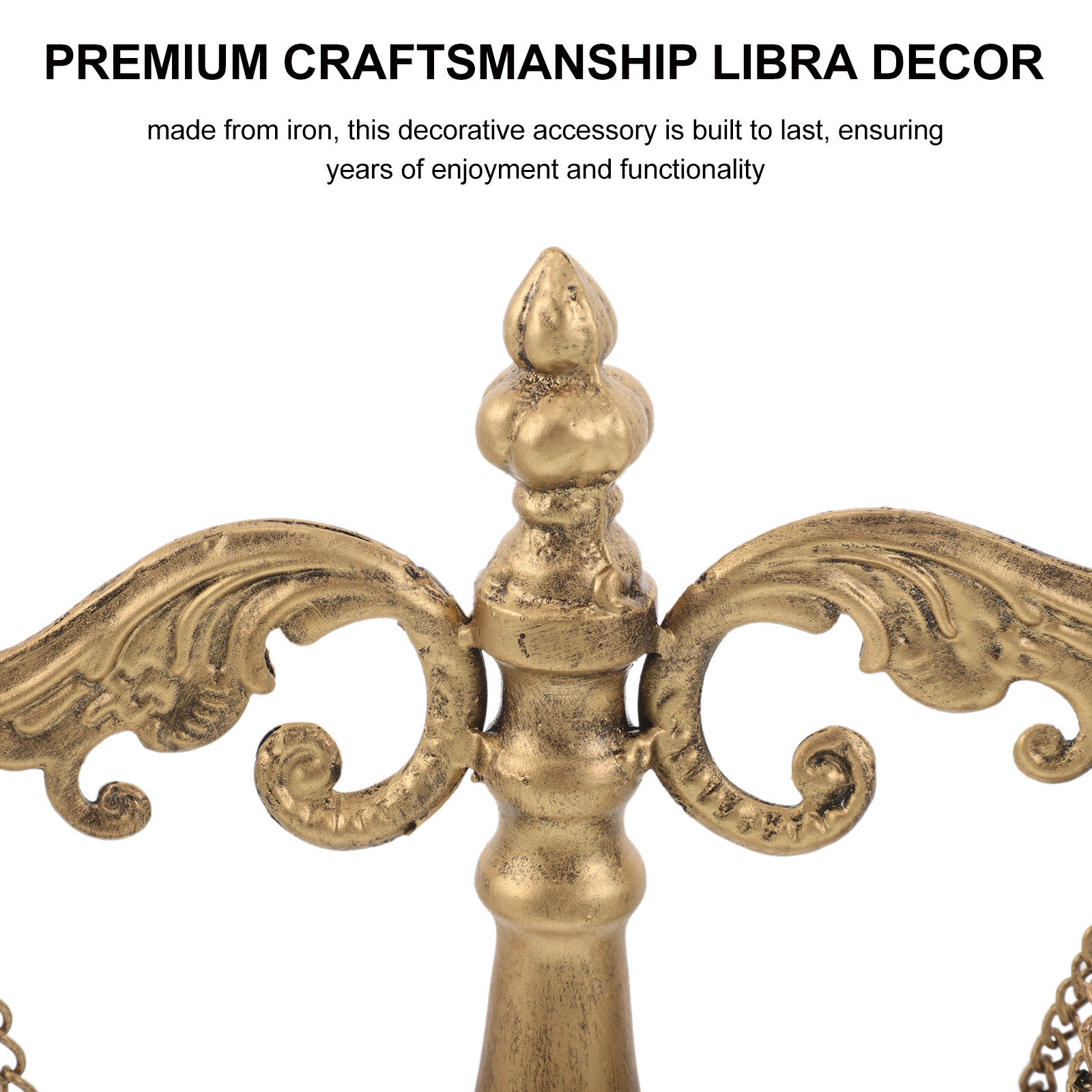 Metal Vintage Libra Balance Sc - Home Office Library avaliação e preço