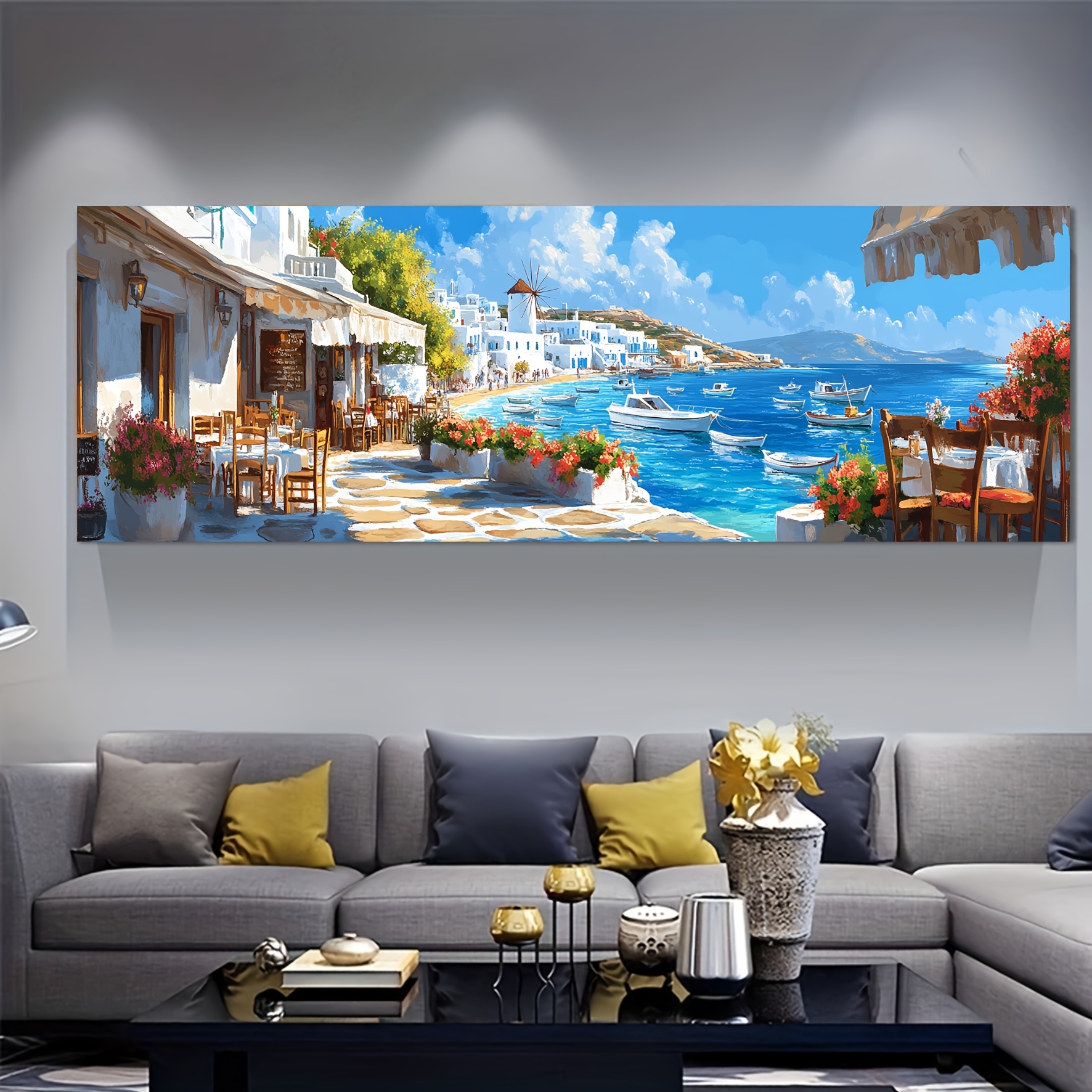 A Spacious Cafe in Mykonos Fea - Home Office With View avaliação e preço