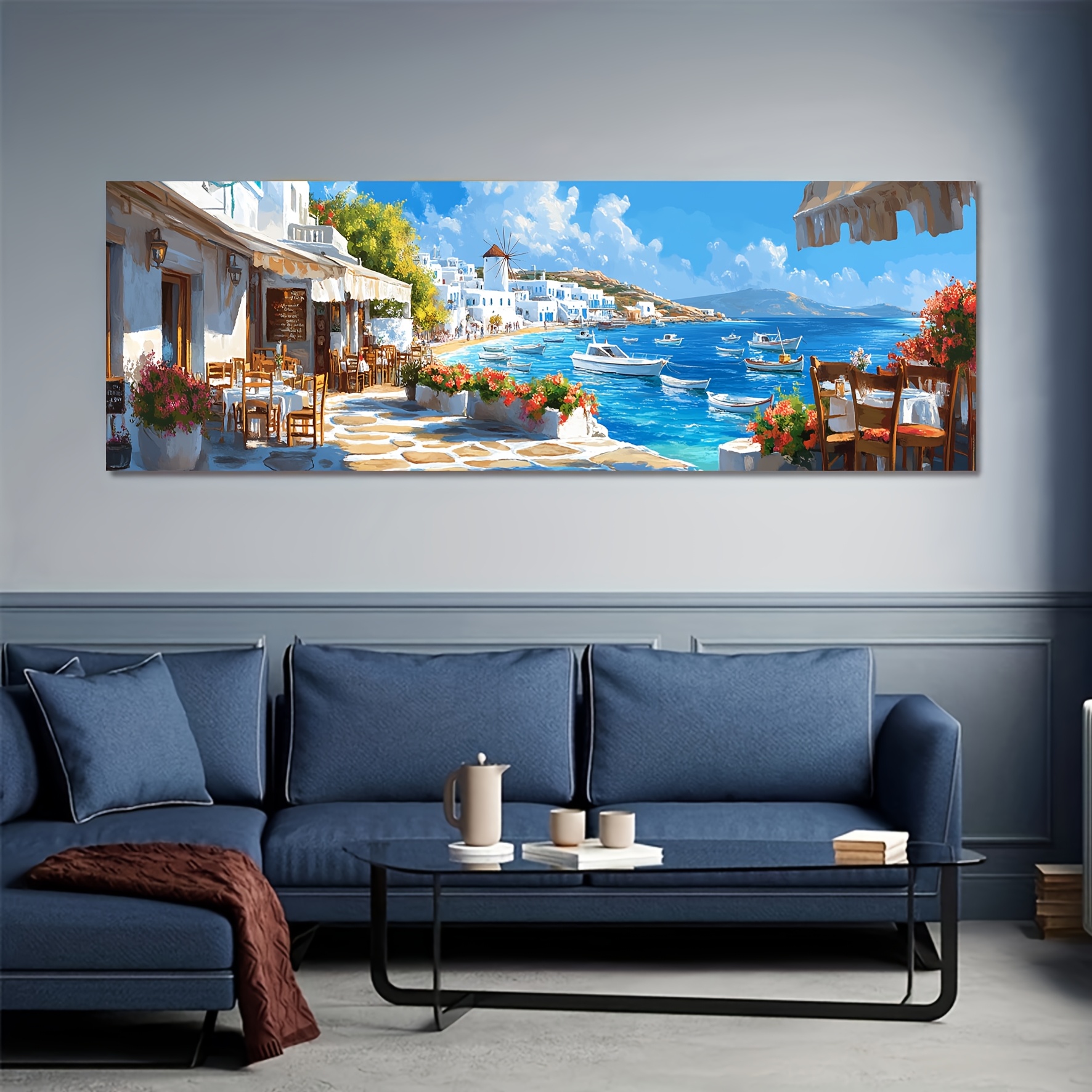 A Spacious Cafe in Mykonos Fea - Home Office With View avaliação e preço