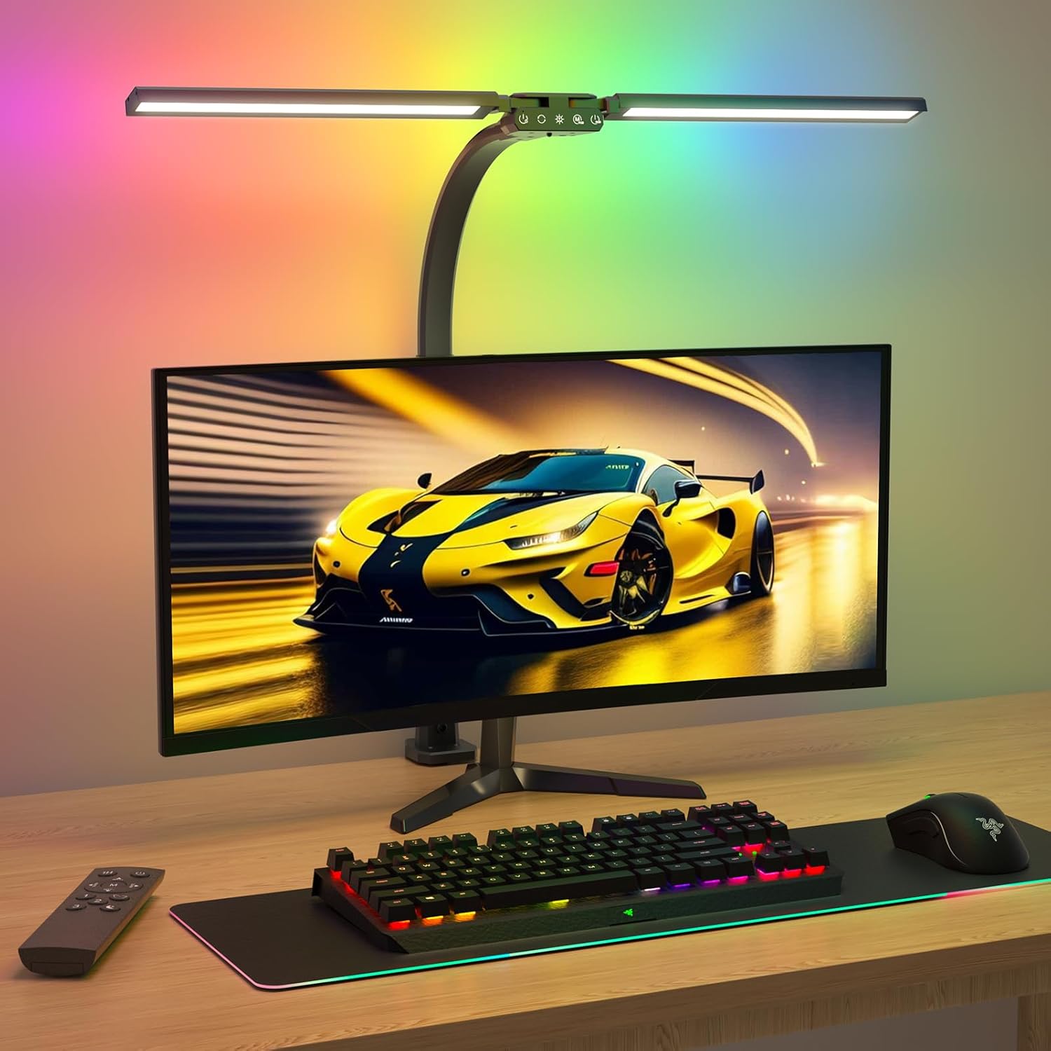 Upgraded RGB LED Desk Lamp wit - Home Office Desks avaliação e preço