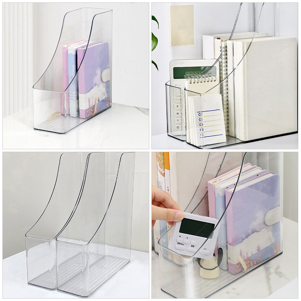 2Pcs Clear File Organizer Tran - Home Office Library avaliação e preço