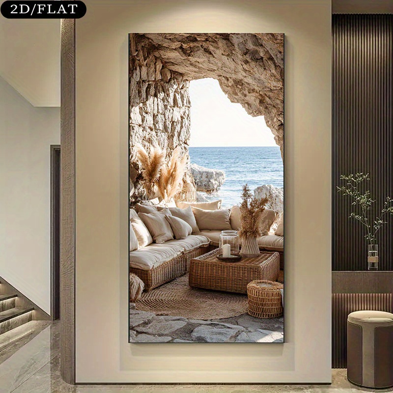 Extra Large Coastal Beach Cave - Home Office With View avaliação e preço