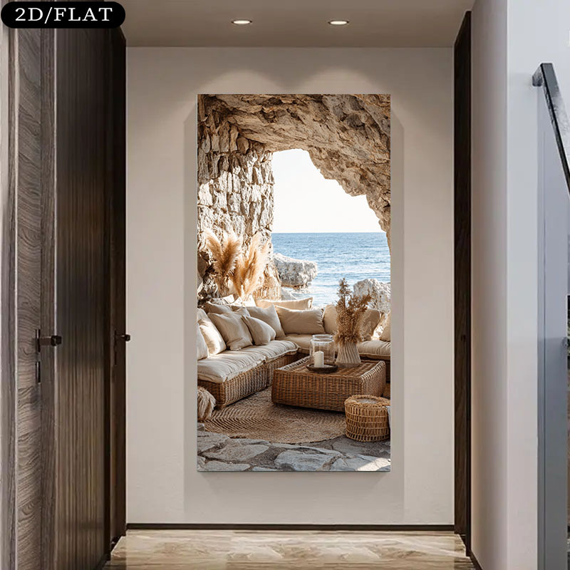 Extra Large Coastal Beach Cave - Home Office With View avaliação e preço