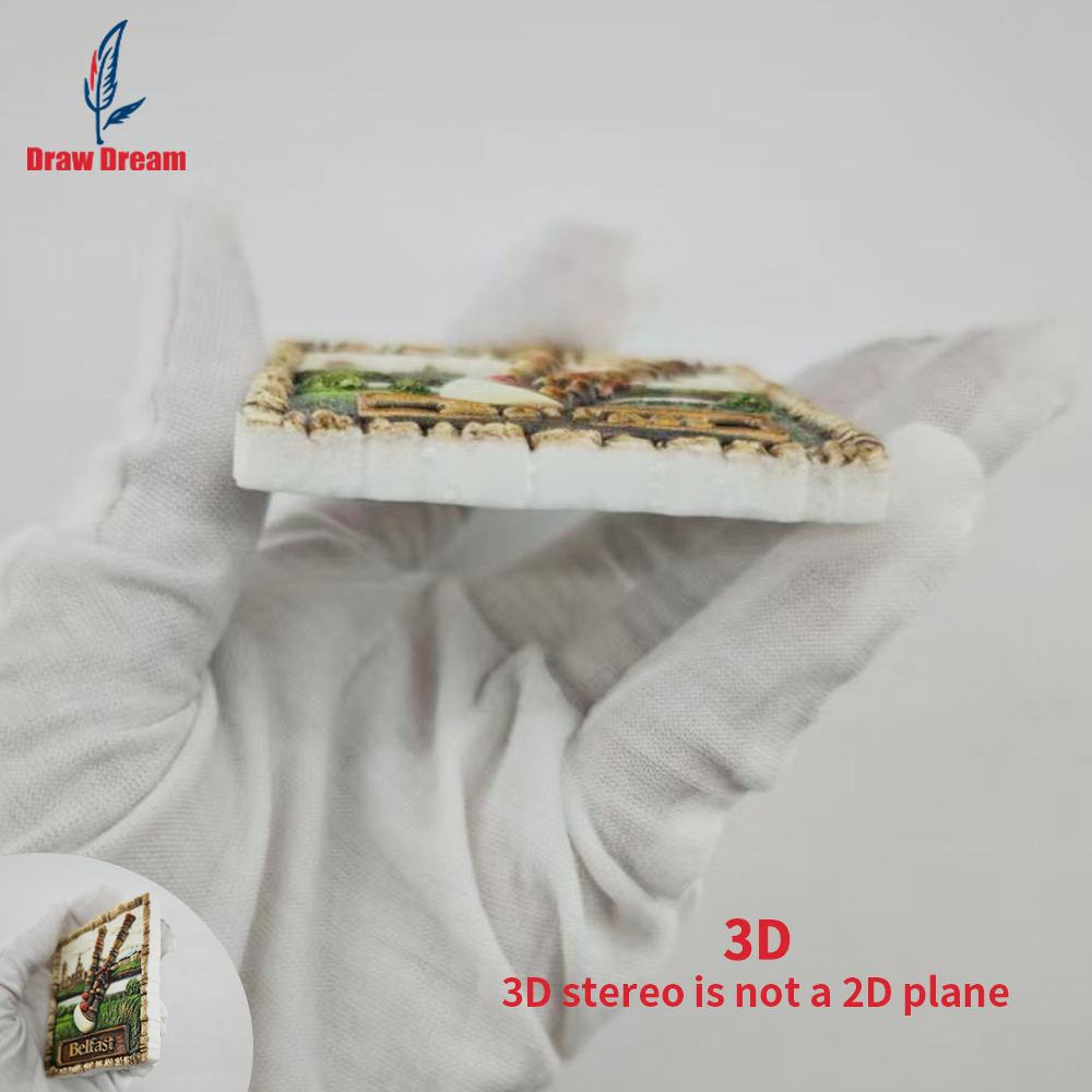 1Pc Belfast Fridge Magnet, Wor - Home Office Belfast avaliação e preço