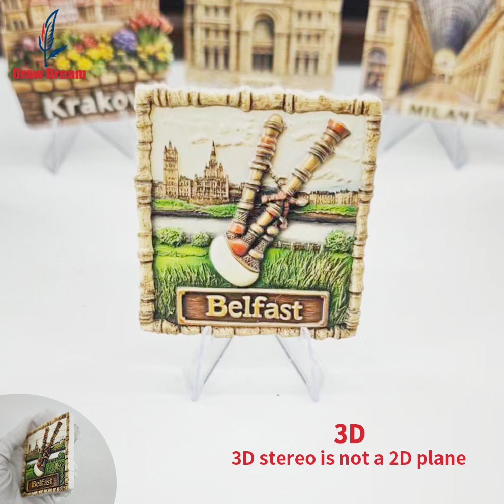 1Pc Belfast Fridge Magnet, Wor - Home Office Belfast avaliação e preço