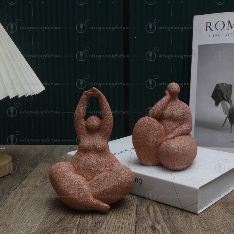 1pc, Sandstone Resin  Chubby W - Home Office Art avaliação e preço