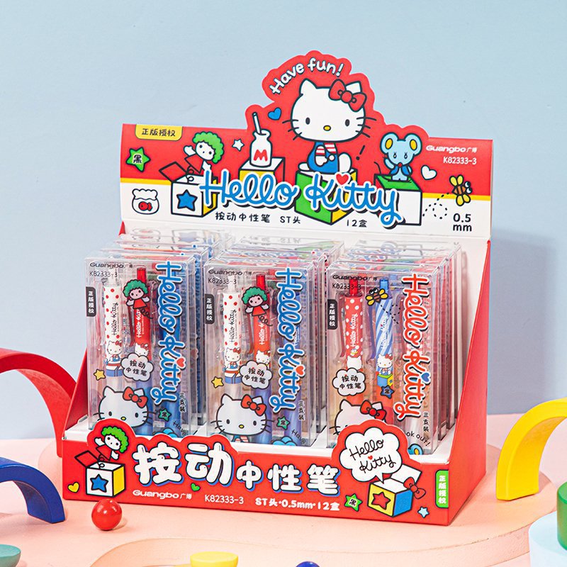 3Pcs Authorized Cartoon Kitty  - Home Office Student avaliação e preço