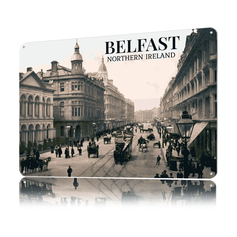 Vintage Belfast Printed Poster - Home Office Belfast avaliação e preço