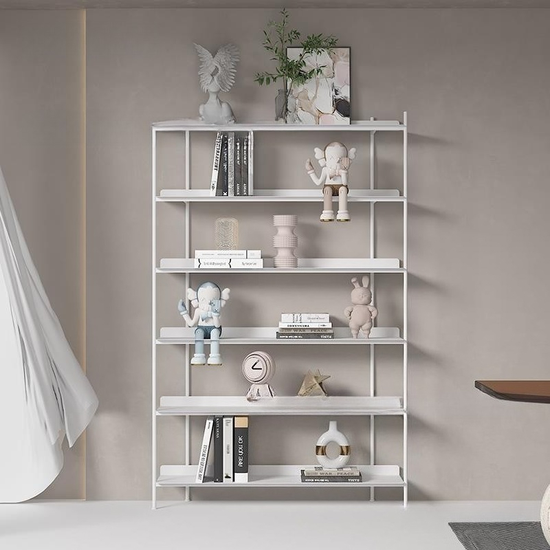 Nordic light luxury wrought ir - Home Office Bookshelves avaliação e preço