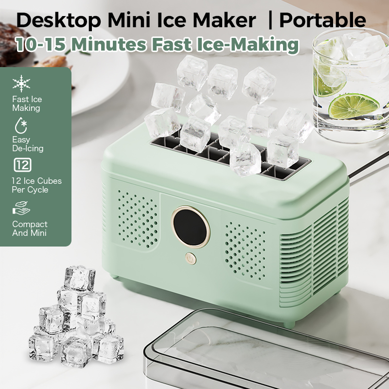 12V/220V Portable Mini Ice Mak - Home Office Gear avaliação e preço