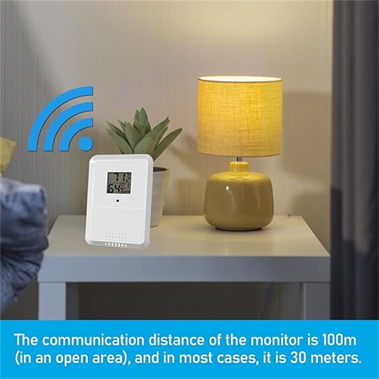 Wireless Thermometer Hygromete - Home Office Google avaliação e preço