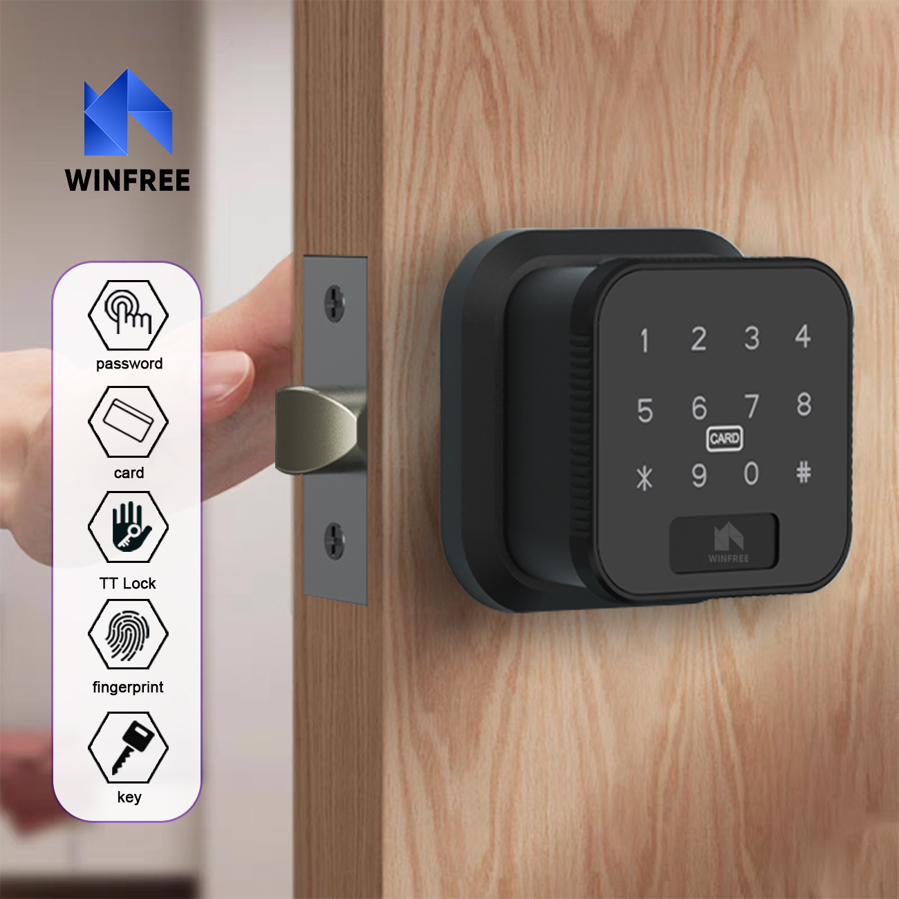 WINFREE Smart Lock Fingerprint - Home Office Google avaliação e preço