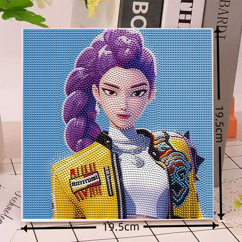 Anime Gilrs Lumi Mila Zoi K-po - Home Office Art avaliação e preço