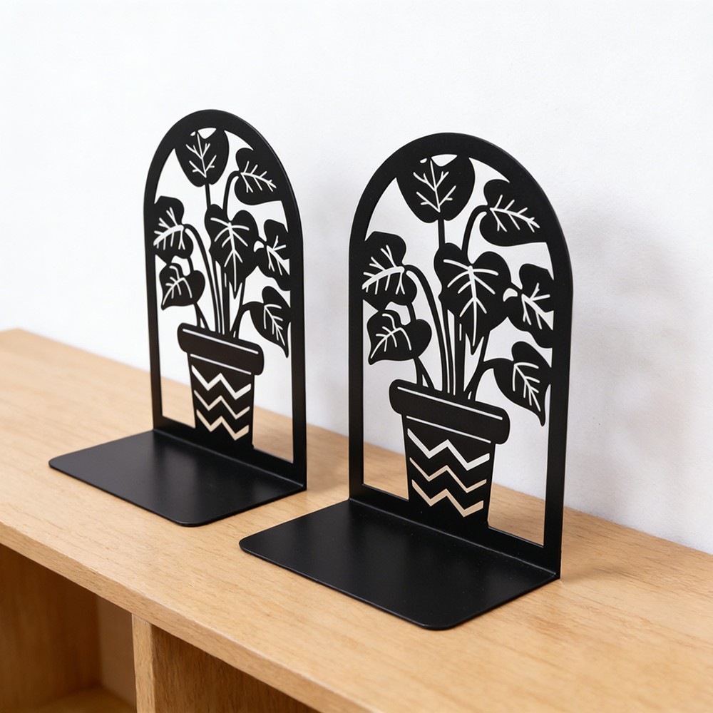 Plant Flowerpot Bookend Decora - Home Office Library avaliação e preço