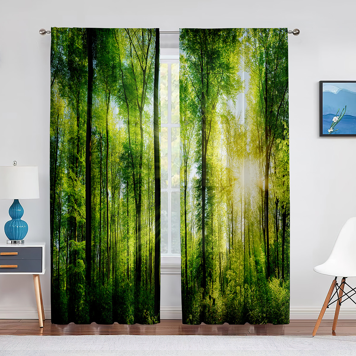 Woodland Forest Foliage Sunbea - Home Office With View avaliação e preço