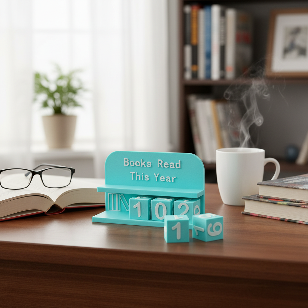 Read This Year Book Counter De - Home Office Bookshelves avaliação e preço