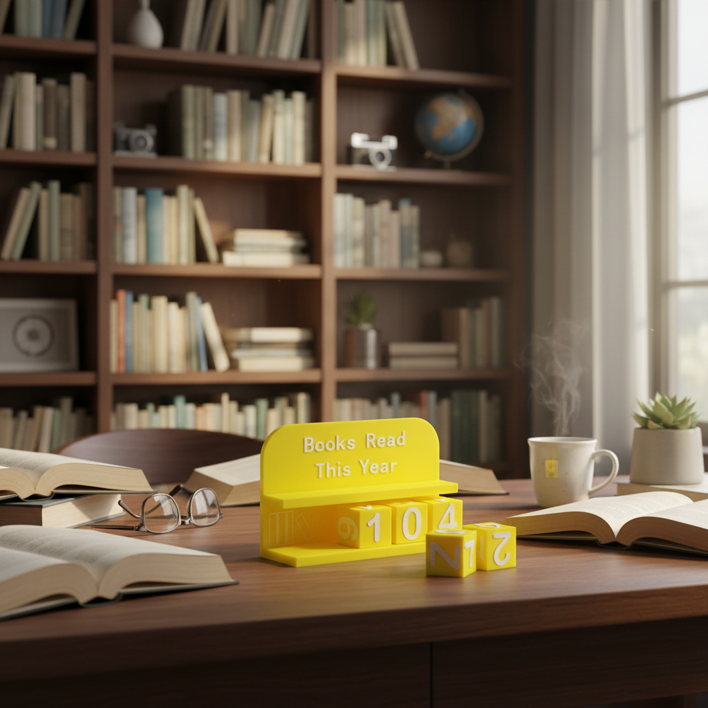 Read This Year Book Counter De - Home Office Bookshelves avaliação e preço