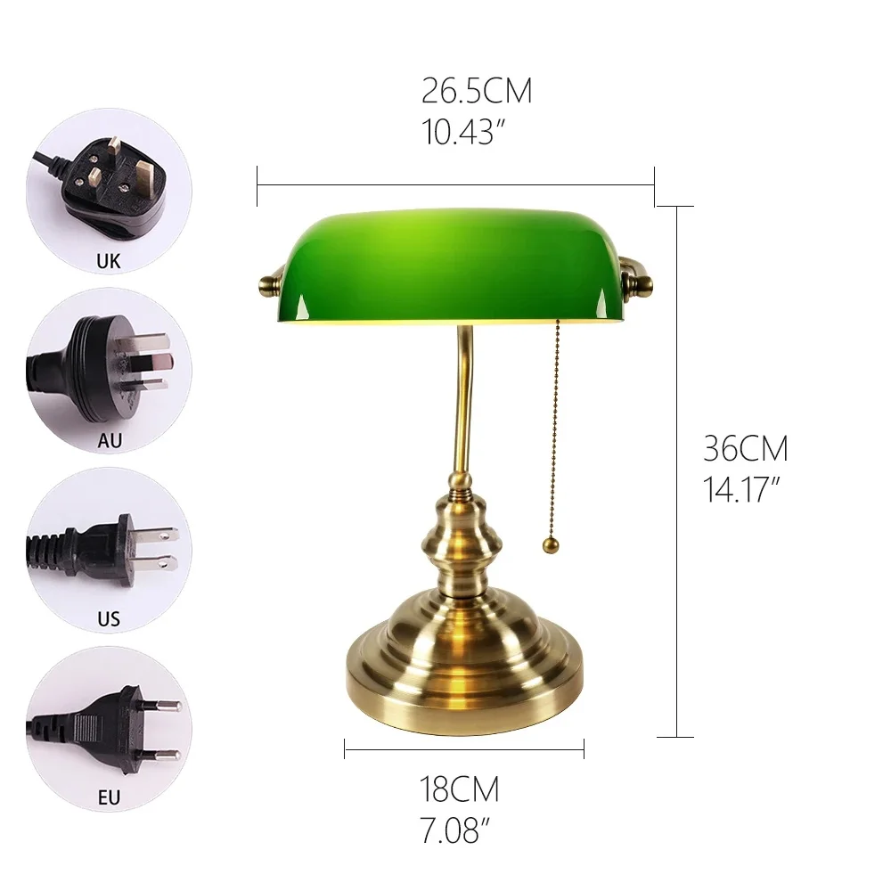 Desk lamp Table Light glass ba - Home Office Library avaliação e preço
