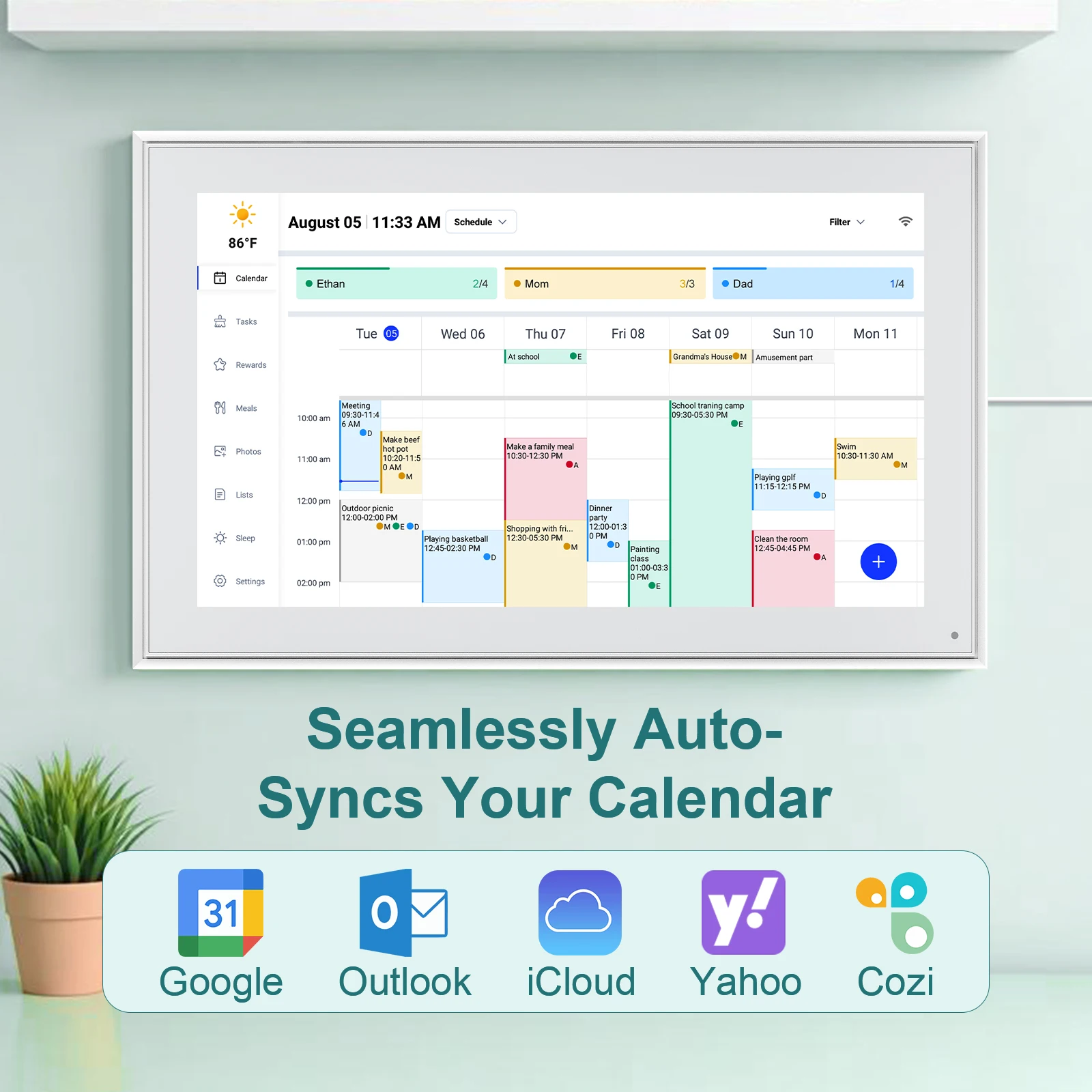 Home Smart Digital Calendar wi - Home Office Google avaliação e preço