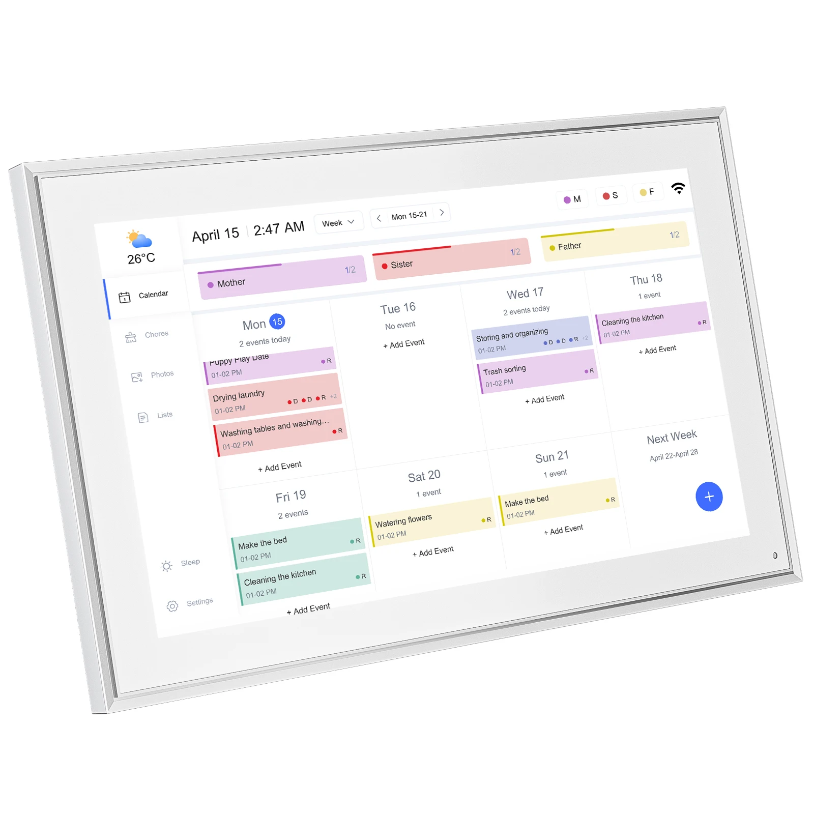 Home Smart Digital Calendar wi - Home Office Google avaliação e preço