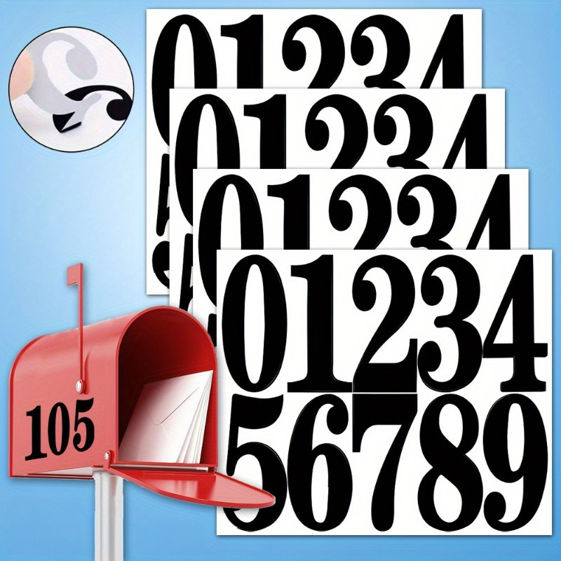 Digital stickers, mailbox stic - Home Office Number avaliação e preço