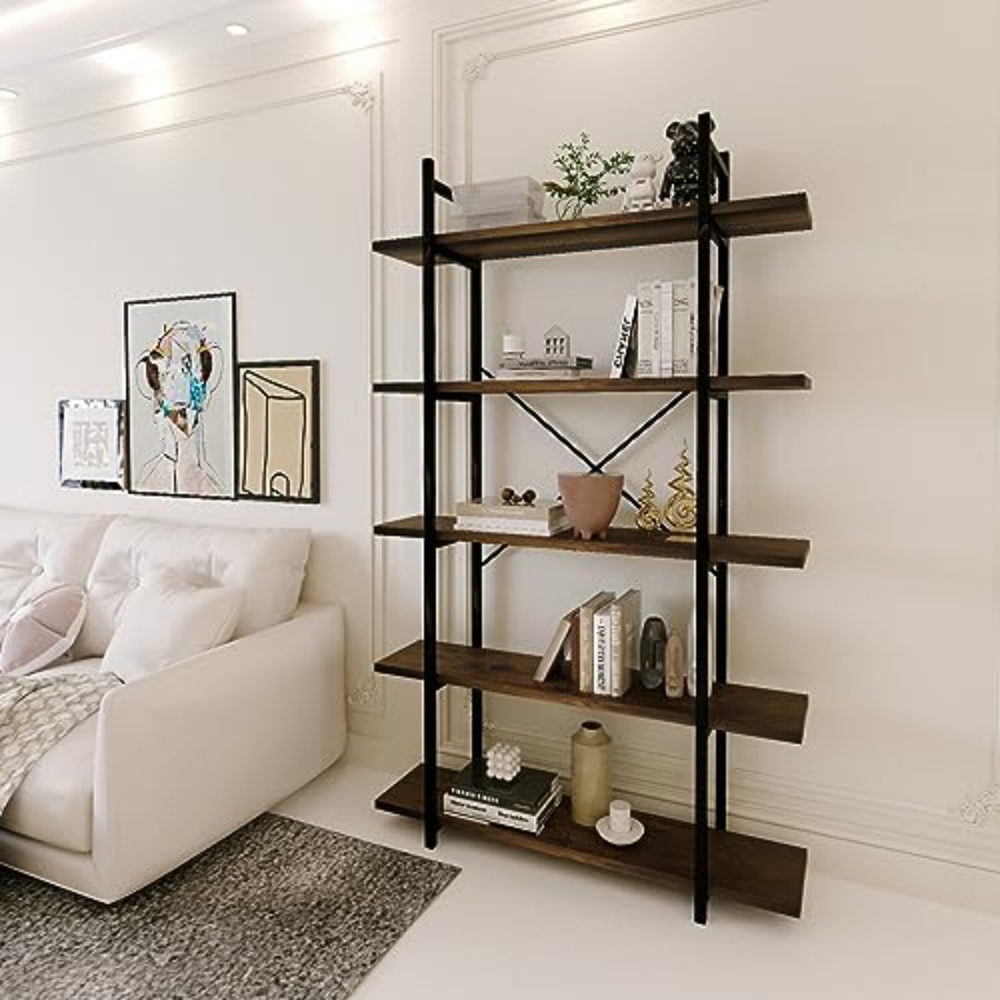 5 Tiers Bookshelf Organizer fo - Home Office Bookshelves avaliação e preço