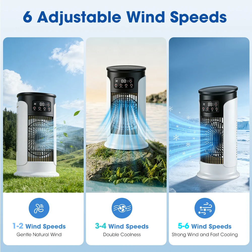 3 In 1 Household Fan Air Condi - Home Office Gear avaliação e preço