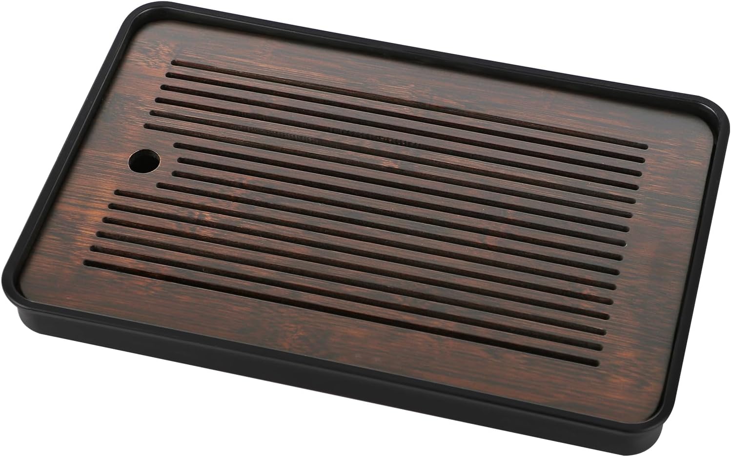 Natural Bamboo Tea Tray with H - Desktop Organizer Bamboo avaliação e preço