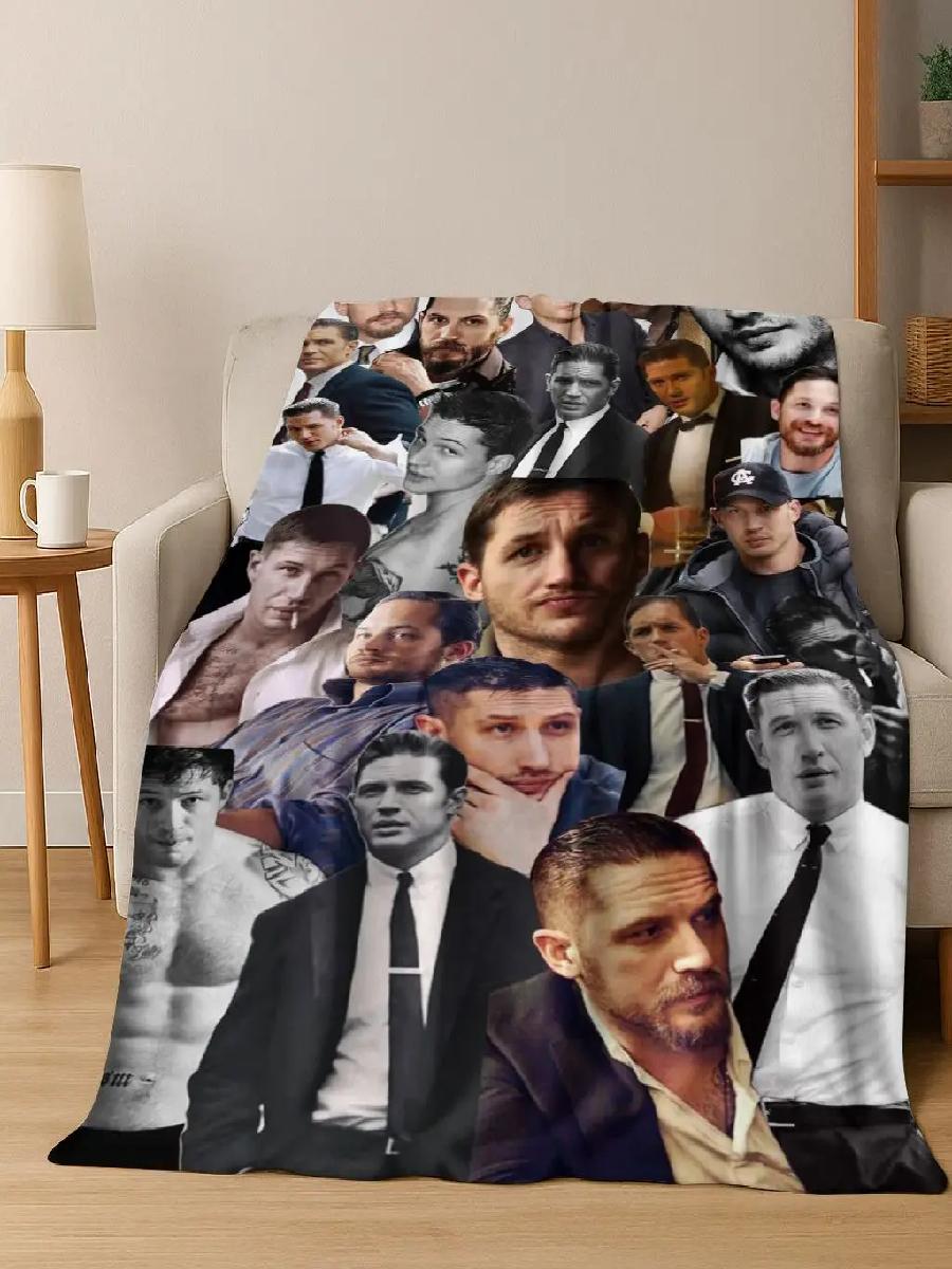 Cozy D Tom Hardy Throw Blanket - Home Office With Sofa avaliação e preço