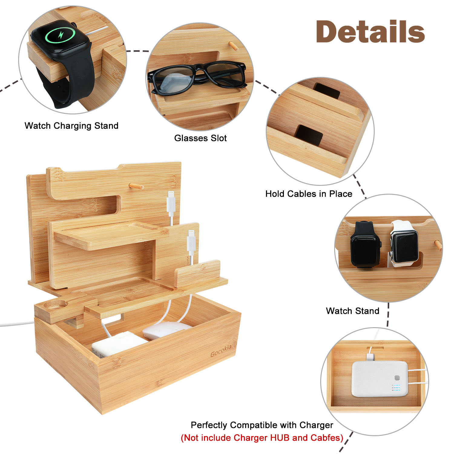 Desktop Bamboo Storage Organiz - Desktop Organizer Bamboo avaliação e preço