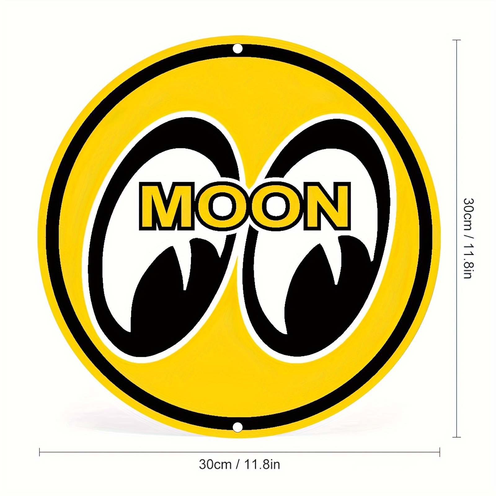Vintage-Style Round Metal Sign - Home Office Gear avaliação e preço