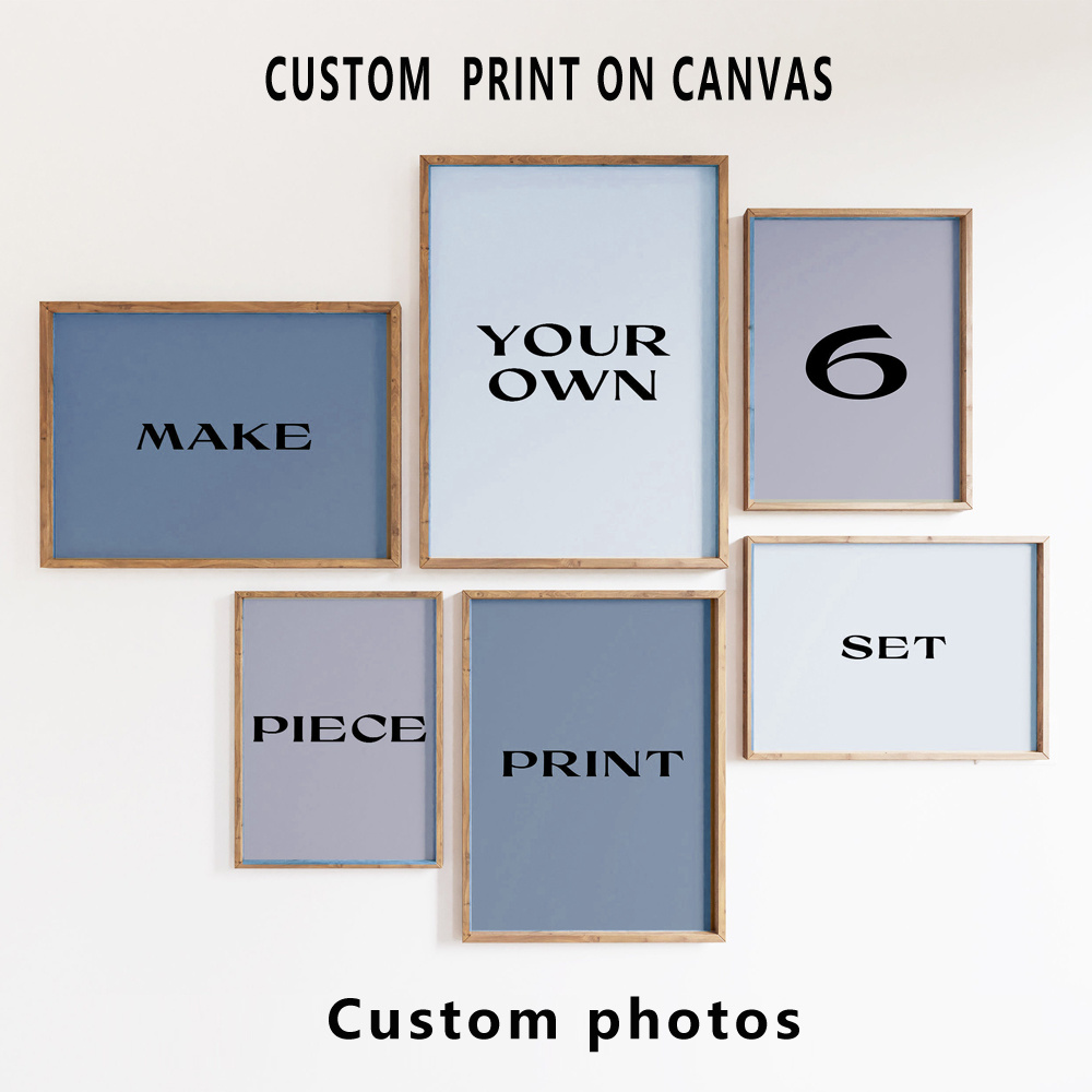 6pcs/set Custom Canvas Prints  - Home Office Art avaliação e preço