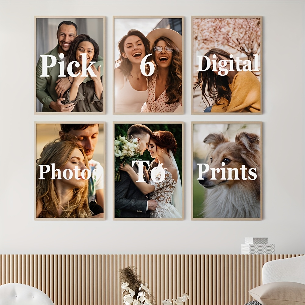 6pcs/set Custom Canvas Prints  - Home Office Art avaliação e preço