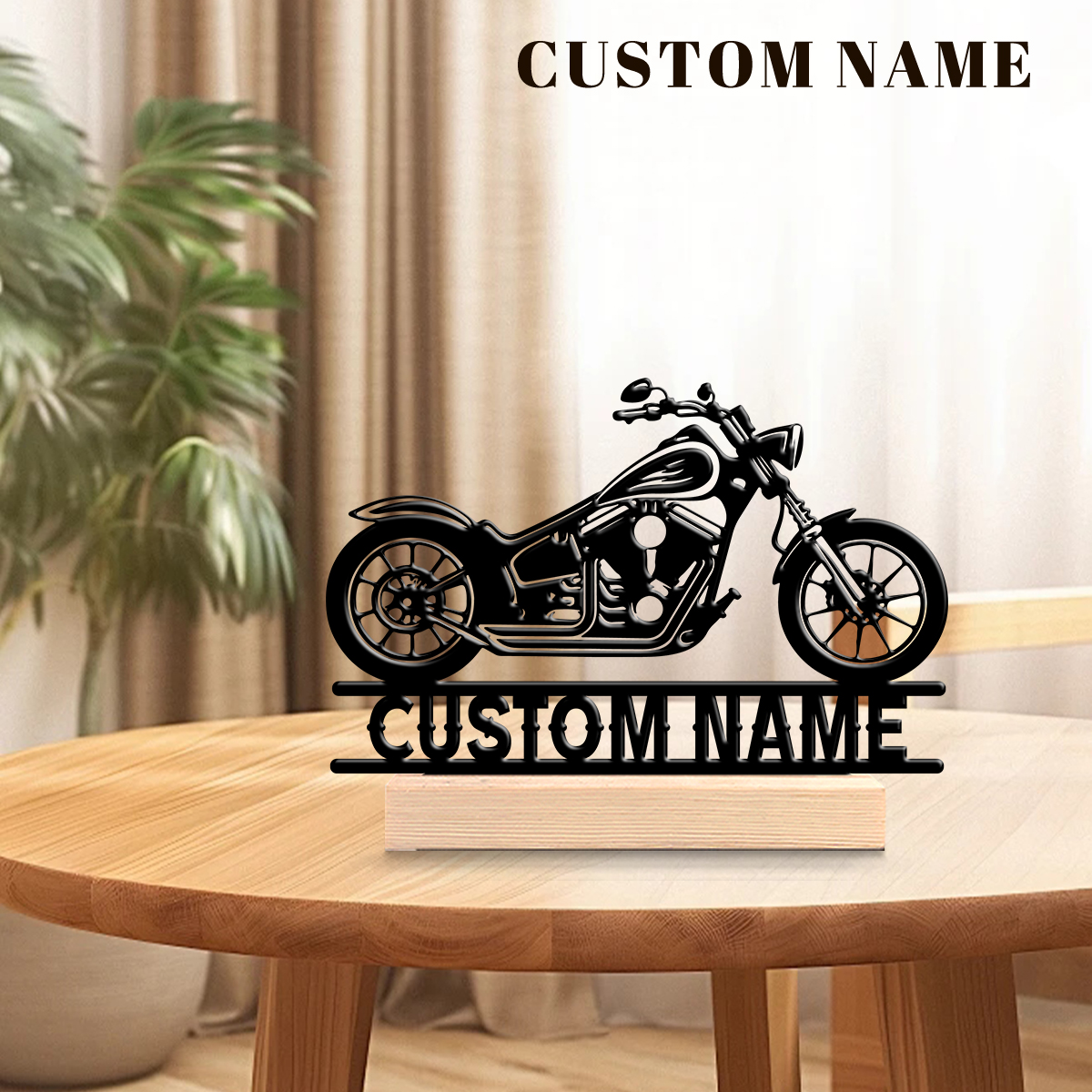 1Pc Csutom Name Road Motorbike - Home Office Art avaliação e preço